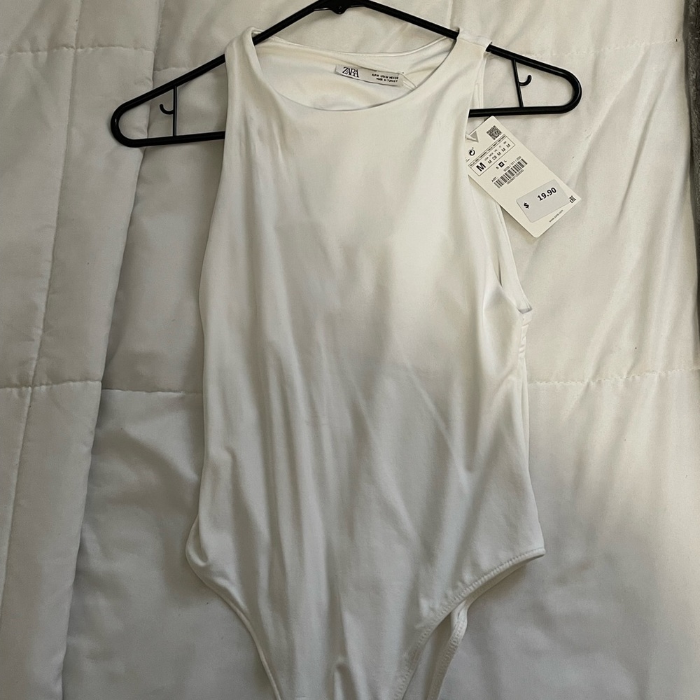 Zara white bodysuit